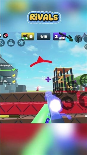 Noob Falling in Rivals #roblox #robloxgames