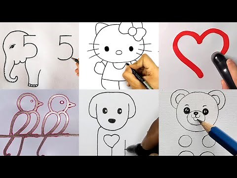 Easy Cool Drawing Ideas & Tricks | Amazing Drawing Tutorial