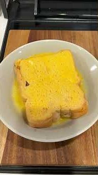 鉄フライパンで超時短フレンチトーストを作ったら超絶にうまかった #鉄フライパン #フレンチトースト