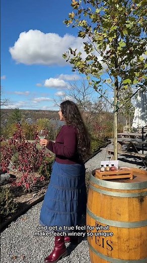 This is the best way to experience the Keuka Lake Wine Trail 🍇 #fingerlakes #winelovers