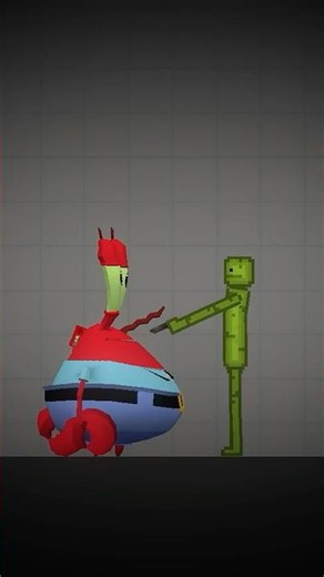Mr Krabs Mod in Melon Sandbox! #shorts #gaming #melonsanbox