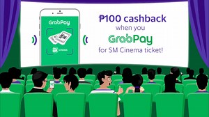 61K views · 173 reactions | Use GrabPay on smcinema.com to enjoy P100 cash back on your movie ticket! Each transaction receives only P100 GrabPay Credit cash back. Each user is limited to a maximum of 2 redemptions. Simply pay with GrabPay when you check out online at smcinema.com or pay at SM Cinema counters. #grabpayeveryday #grabgivesback | SM Cinema | Facebook