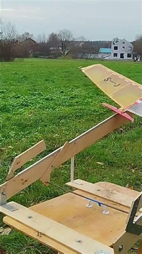 Self-launching system for control lines aviamodels 🛩️🚀♥️👍👻