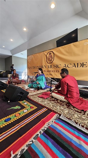 We kicked off SIMA’s first Community Concert of the 2026 Spring season with a wonderful concert featuring our amazing local musicians- @missyvasan (vocal), @shubha_chandrumagic (mrudangam), and @niviksbrj_music (violin)! #carnaticmusic #concert #losangeles #orangecounty #music | South Indian Music Academy (SIMA), Los Angeles