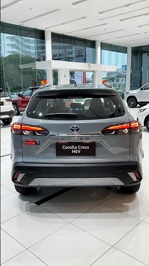 Toyota Corolla Cross HEV 2024 luxury hybrid suv review exterior and interior