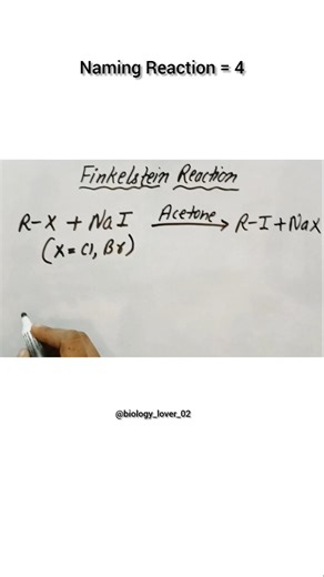 #FinkelsteinReaction #OrganicChemistry #SN2Reaction #ChemistryShorts #neetaspirents