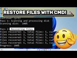 Recover Formatted Hard Drive Using CMD (2026 Guide) | Windows File Recovery Tutorial 🔍