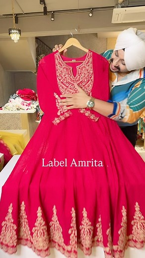 Hotseller Added in New Colours Anari pink & Firozi Georgette Heavy Embroidered & Shifli work Full Flair Anarkali Suit with Beautiful Duppata Follow @label_amrita for more design You can Purchase these trending designs on our Website WWW.LABELAMRITA.COM (link in Bio & Stories) Note- We Don’t take orders on Calls ,Whatsapp Or DM Shipping worldwide 🌍 Shipping free 🇮🇳 No COD | Label Amrita