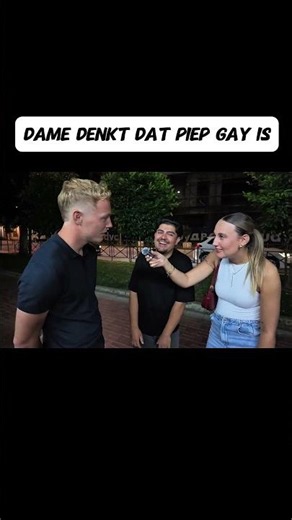 Dame denkt dat piep gay is