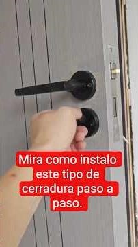 This is how to install a mortise lock, see step by step. #locks