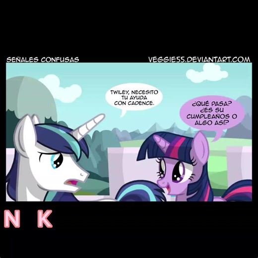 Indirectas - Fandub Con @Master Destroy Como Shining Armor #mlp #fandub #twilightsparkle #cadence #pinkiepie