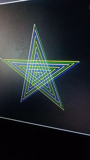 Apran Khunger | Full Stack developer on Instagram: "Python programming 👨‍💻 Learn to program 👨‍🎓 Follow :- @apran_khunger For learning Python 👨‍💻 #python Source code 👇 import turtle t= turtle.Turtle() s = turtle.Screen() t.speed(10) s.bgcolor("black") col=("yellow","blue","white","green") c=0 for i in range(50): t.forward(i*10) t.right(144) t.color(col[c]) If c==3: c=0 else: c+=1 #apran_khunger #pythonprojects #python #awsome #amazing #java #coding #graphicdesign #devloper #graphicdesigner