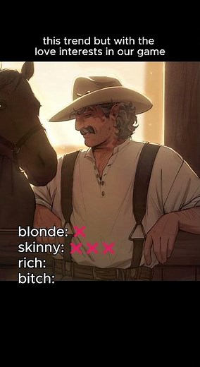Love & Fool's Gold | romanceable characters in our wild west romance game