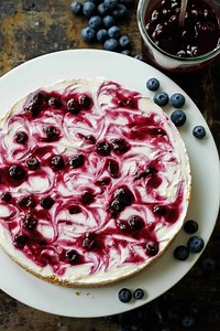 317K views · 3.3K reactions | The texture is luxurious and it’s insanely delicious!襤 No-Bake Blueberry Cheesecake Recipe: https://natashaskitchen.com/no-bake-blueberry-cheesecake/ | NatashasKitchen.com | Facebook