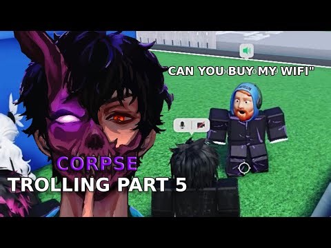 Trolling As Corpse Husband Part 5 | Roblox Voice Chat!