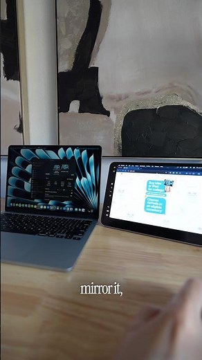 Turn your iPad into a second screen with your MacBook using Sidecar! #MacBook #iPad #TechTips