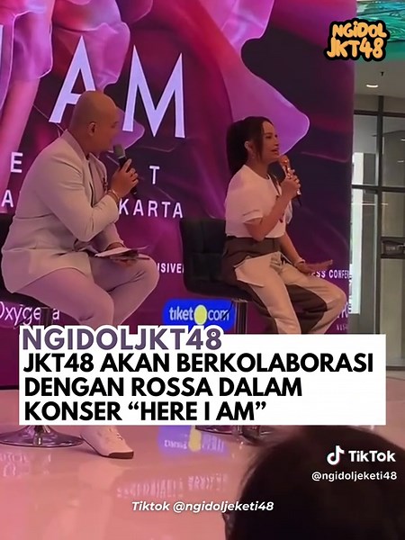 JKT48 di Konser Rossa “HERE I AM”