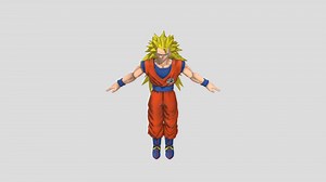 Goku ssj3 - Download Free 3D model by gabrieel22