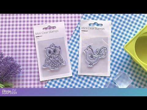 Using Clear Stamps to Emboss Melt & Pour Soap - Will It Work? / Tweak of the Week