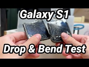 Samsung Galaxy S1 Drop & Bend Test (First Galaxy Phone)