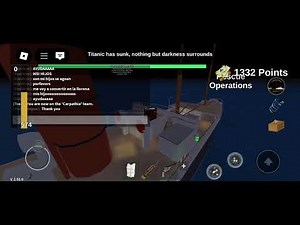 Roblox Titanic RMS Carpathia Rescue operations! Raising lifeboats and rescuing players!