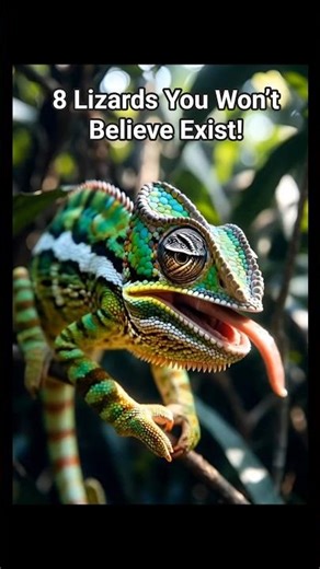 8 Lizards You Won’t Believe Exist! 😳 Real-Life Mini Dinosaurs 🦎🔥#viral