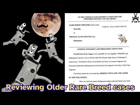 Rare Breed Triggers v. Graves (forced reset trigger litigation)