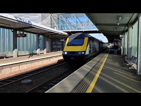8th May 2025 - ScotRail HST 43130 passing Edinburgh Gateway Station for Aberdeen