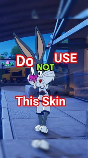 😱 Do NOT Use Bugs Bunny Today 🙃 #aprilfools #fortnite #bugsbunny #looneytunes #gaming #shorts