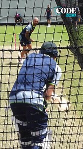 Jake Weatherald looking rapid in the nets. 💨 | Courier Mail Sport