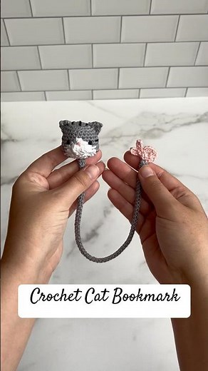 NEW Crocheted Cat Bookmark Is Here! 😻📚 | Handmade & Adorably Fierce!