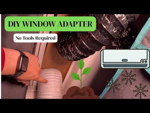 DIY Cardboard Window Adapter for Grow Tent Exhaust — No Tools Required