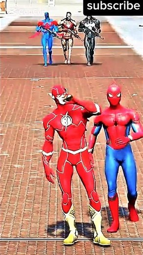 FLASH SAVE SPIDERMAN GTA 5 #shorts #gta5 #spiderman