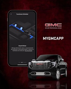 Con myGMC® app, cada detalle cuenta. Realiza diagnósticos en tiempo real y mantén tu GMC en óptimas condiciones. | GMC