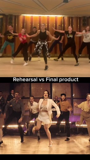 Rehearsal vs Final Product: Aronchupa Trombone Dance Comparison