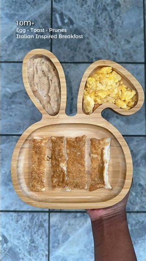 What My 10 Month Old Ate for Breakfast | Italian-Inspired Eggs, Toast & Yogurt