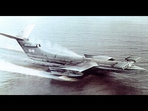 Caspian Sea Monster KM Ekranoplan [HD]-2014