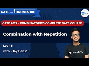 L5 | Combination with Repetition | Combinatorics Complete GATE course
