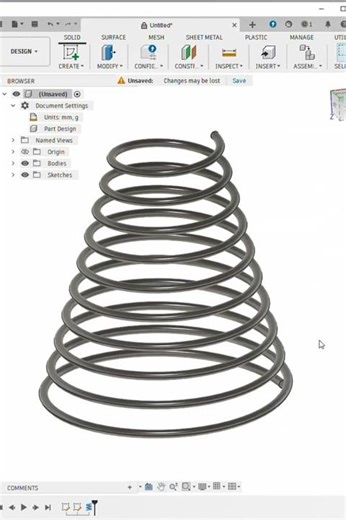 How to Create Spring / Helix in Fusion 360