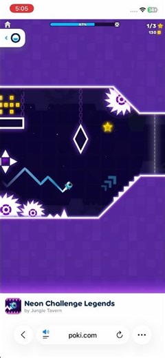 I find a very Funn Game similar to Geometry Dash #subscribe #viral #games