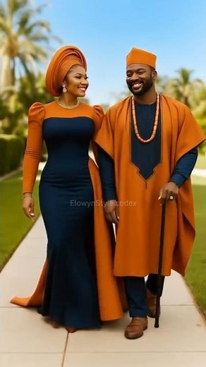 "When Royalty Marries Tradition 👑🔥 | Epic African Couple Looks!#nigerianwedding#fashion #shorts