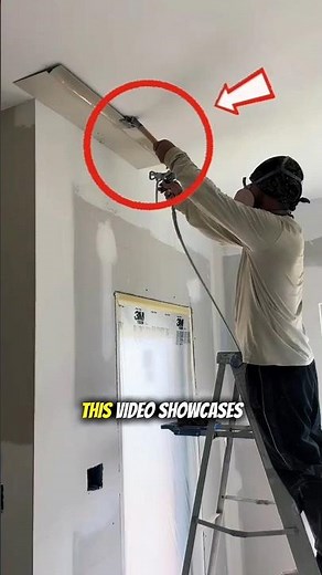 Perfect Ceiling Finishing with Automatic Drywall Flat Box | Smooth Finish Like a Pro!