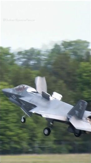 The Moment a Fully Armed F-35 Takes Off | military aviation #f35lightning