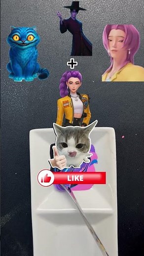 KPop Demon Hunters Color Mixing (part 117) #satisfying#kpopdemonhunters #rumi #romancesaja #abbysaja