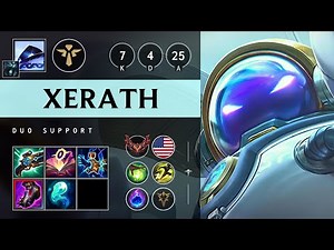 Xerath Support vs Rell - NA Grandmaster Patch 25.13