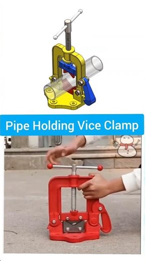 Pipe Holding Vice Clamp Animation | Mechanical Tool Basics