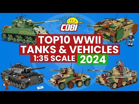 Top 10 Best COBI 1:35 Scale Tanks & Vehicles – Voted by Fans! 🚗💥#cobi