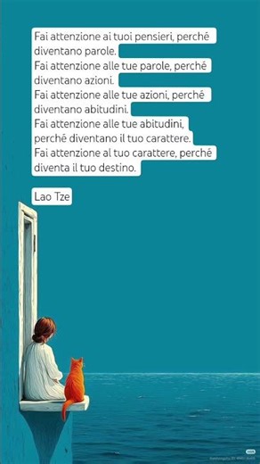 Fai attenzione ai tuoi pensieri ⭐️ #pensieri #attention #selfcare #forza #coraggio #selfgrowth