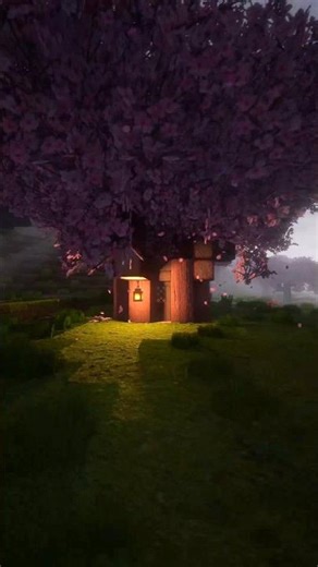 Best Starter House Build Tutorial 🔥 Cherry House 🏠 #minecraft #minecraftbuilds #minecraftturorial