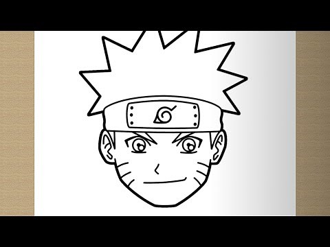 How to draw NARUTO step by step, EASY